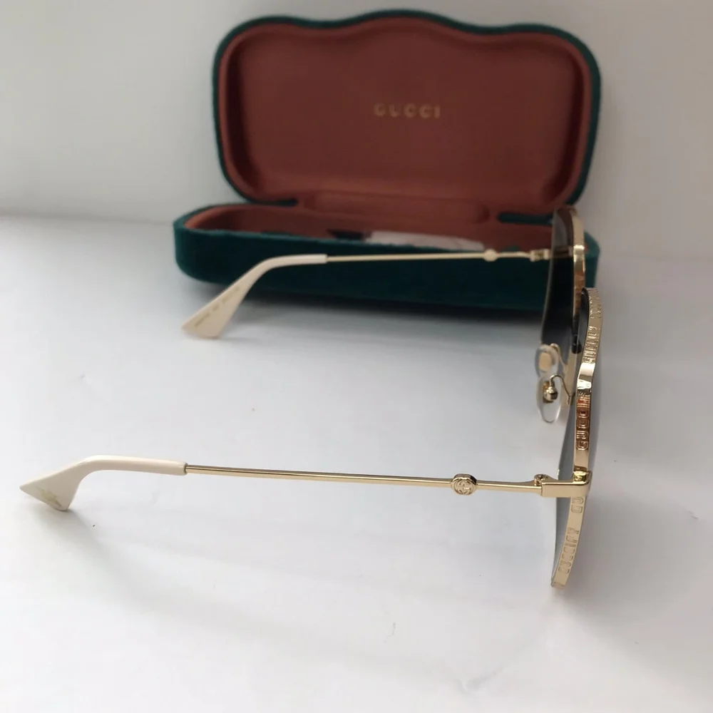 New - 💯 Original Gucci GG0414S 002 60 Unisex Sunglasses